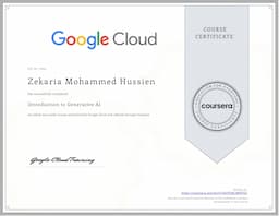Coursera GenAI Certification