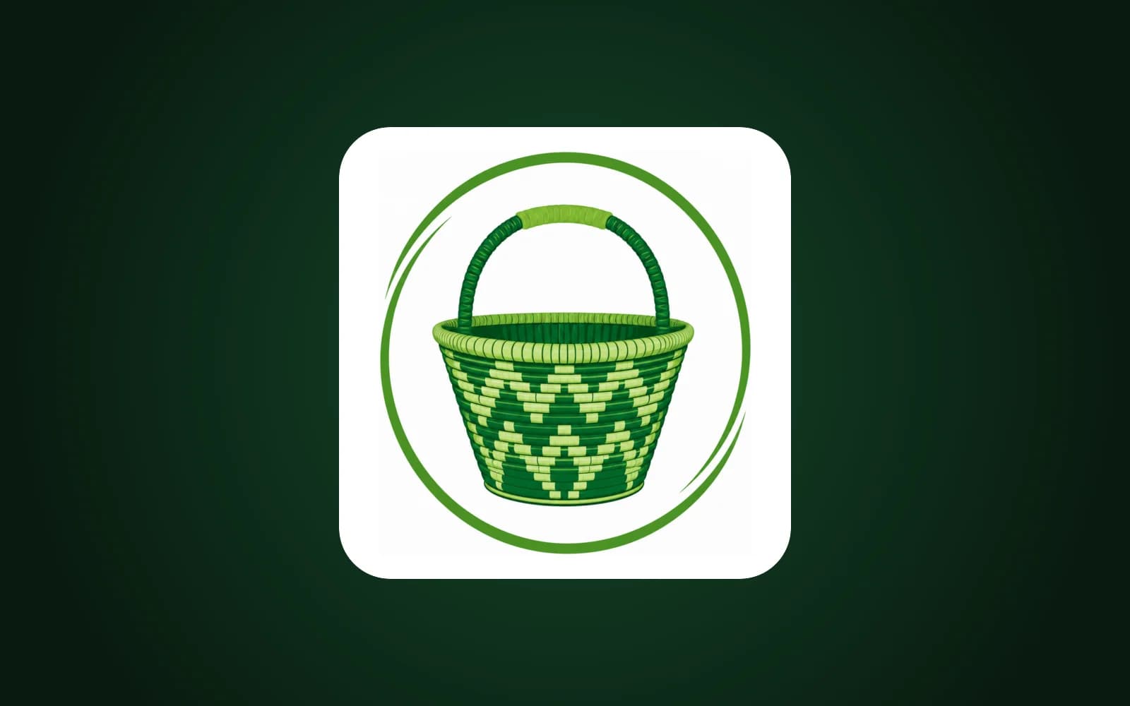 GreenBasket grocery delivery app branding