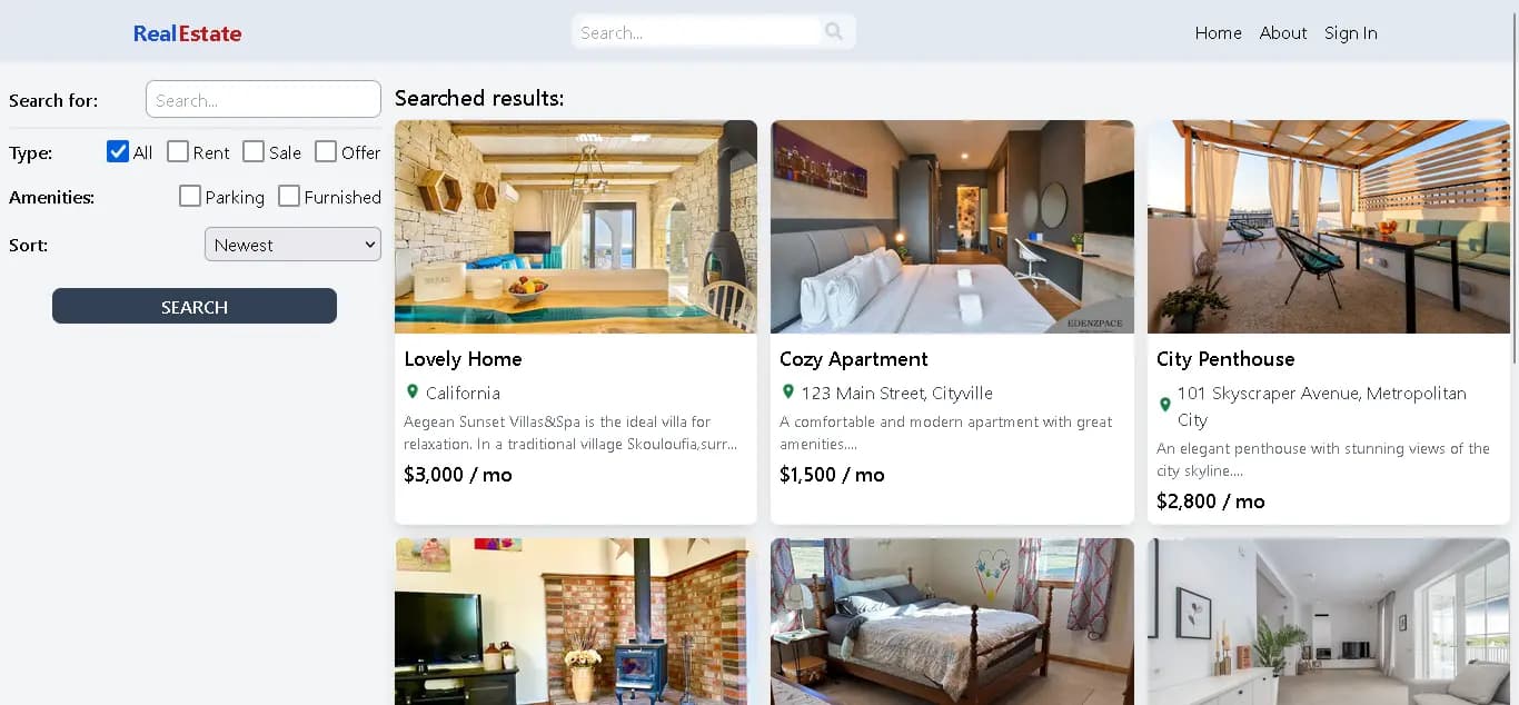 Bridge Real Estate project preview
