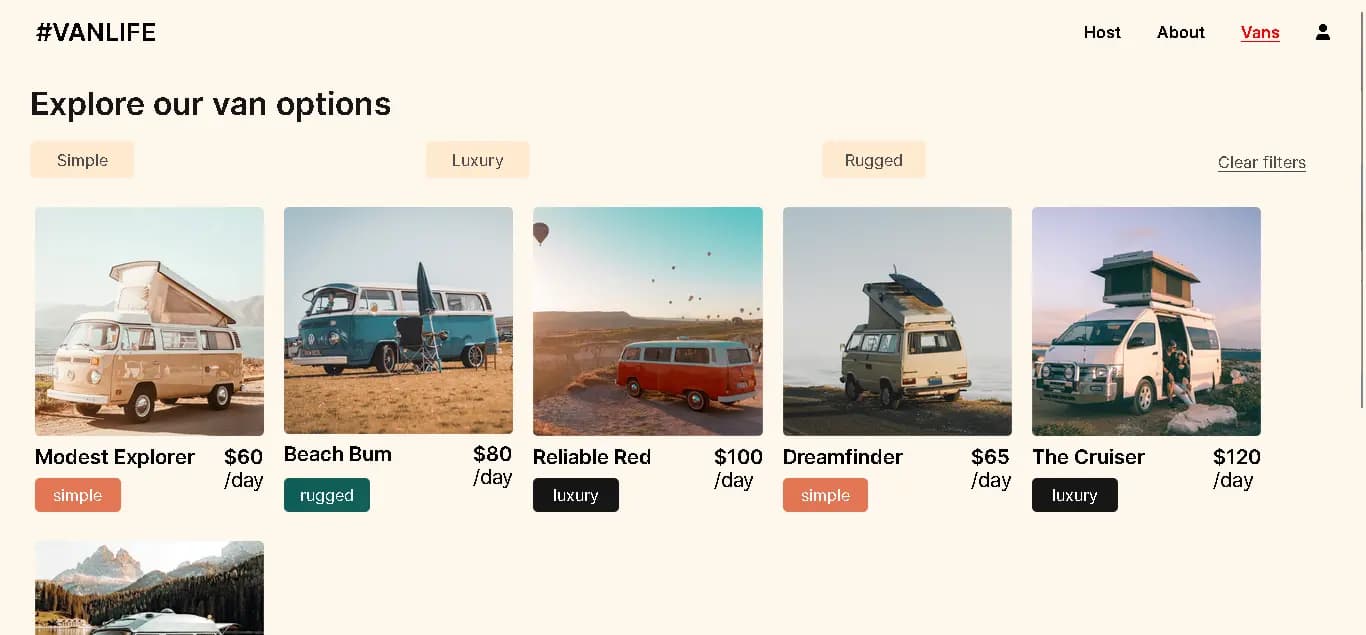 #Van-Life project preview